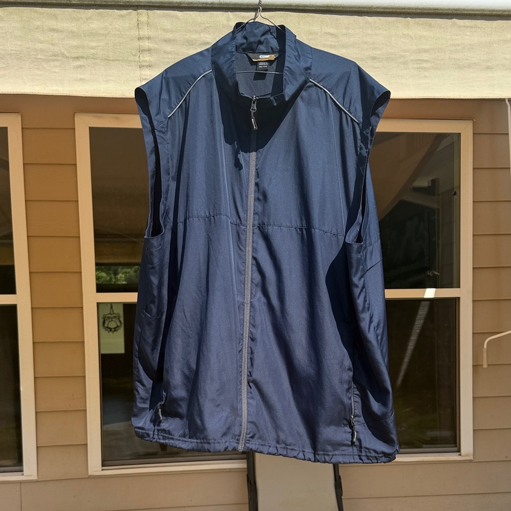 Core365 Men's Navy Blue Sleeveless Vest